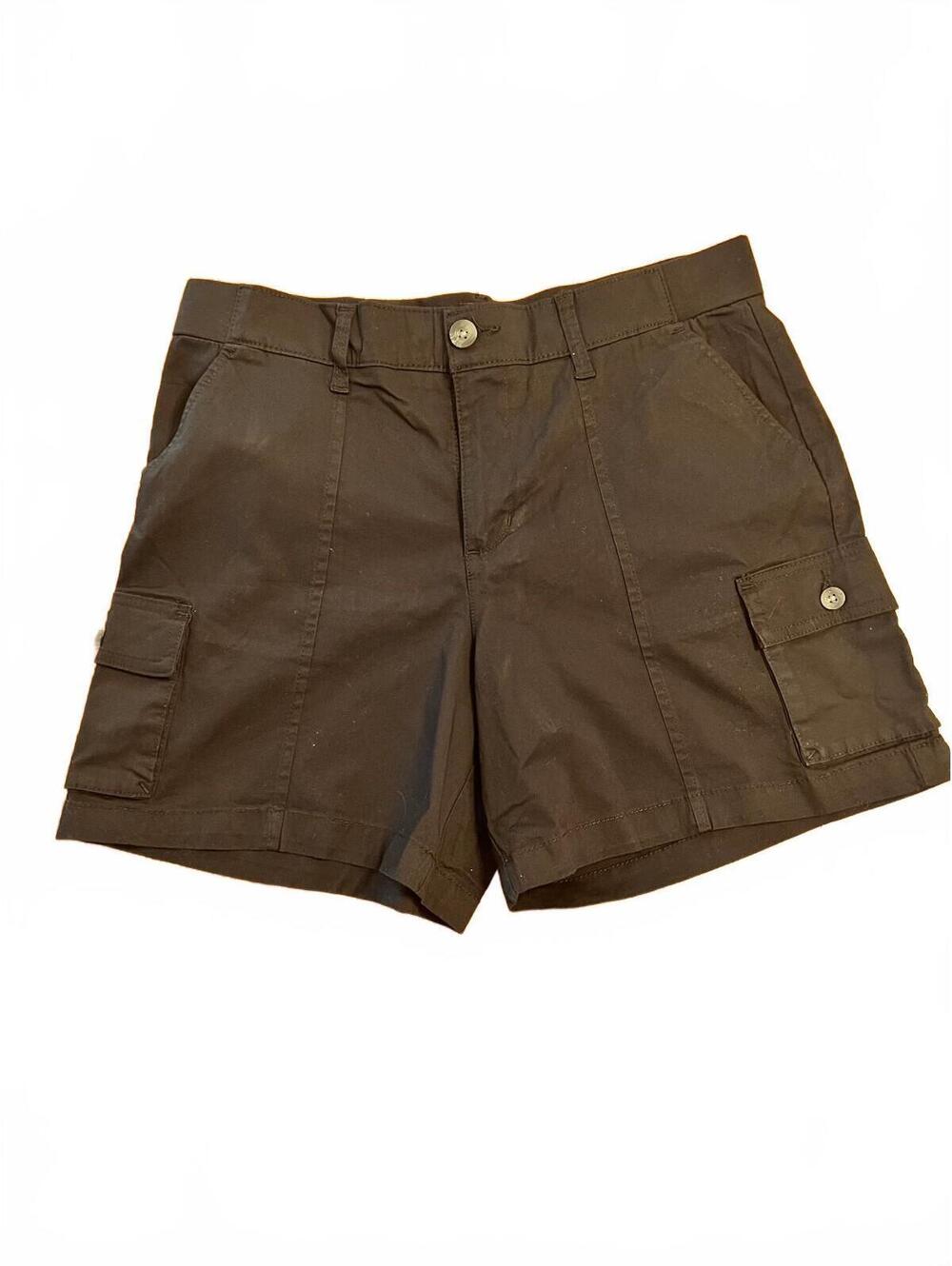 Lee Women's Black Cargo Shorts Size 12 Medium